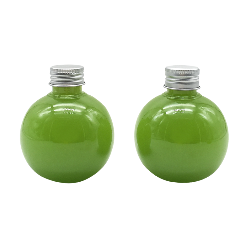 น้ำผลไม้ทรงกลมดื่มขวดชานม