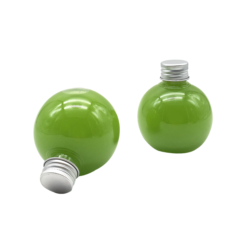 น้ำผลไม้ทรงกลมดื่มขวดชานม