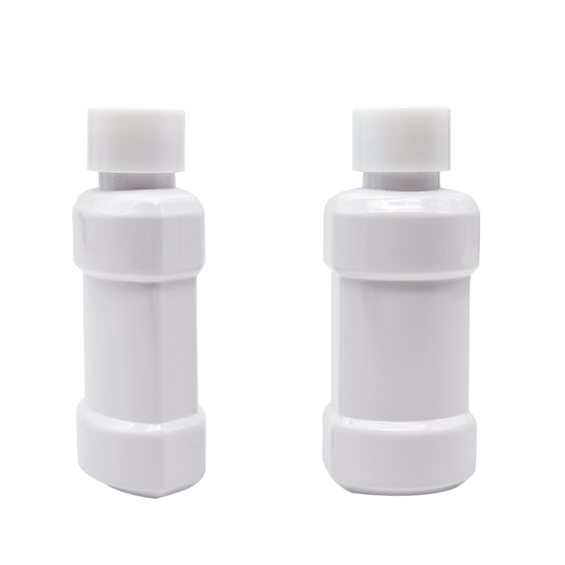 ตัวอย่างขวดน้ำยาบ้วนปากทดลอง