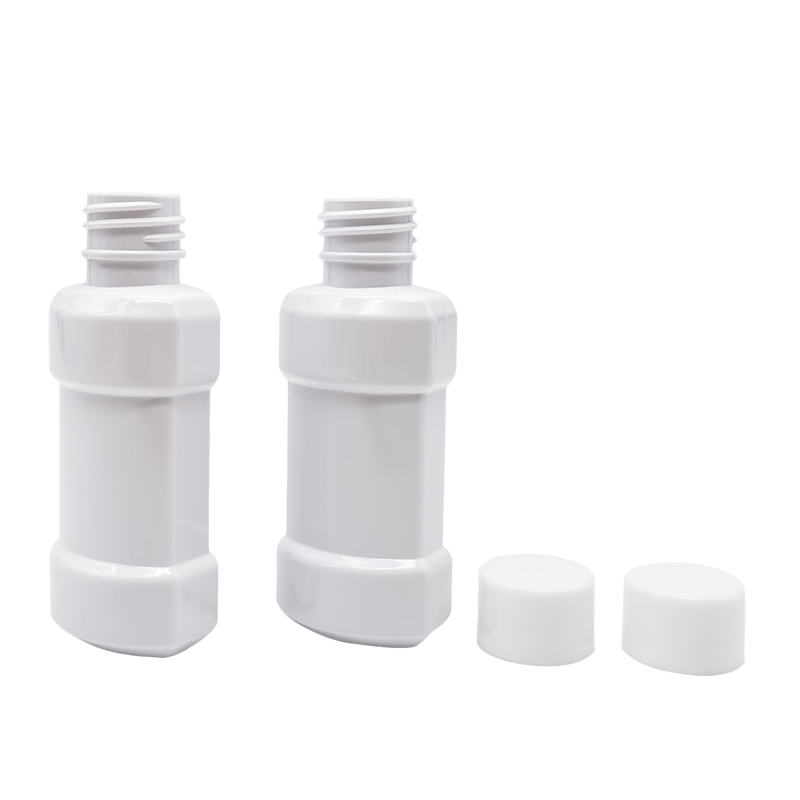 ตัวอย่างขวดน้ำยาบ้วนปากทดลอง