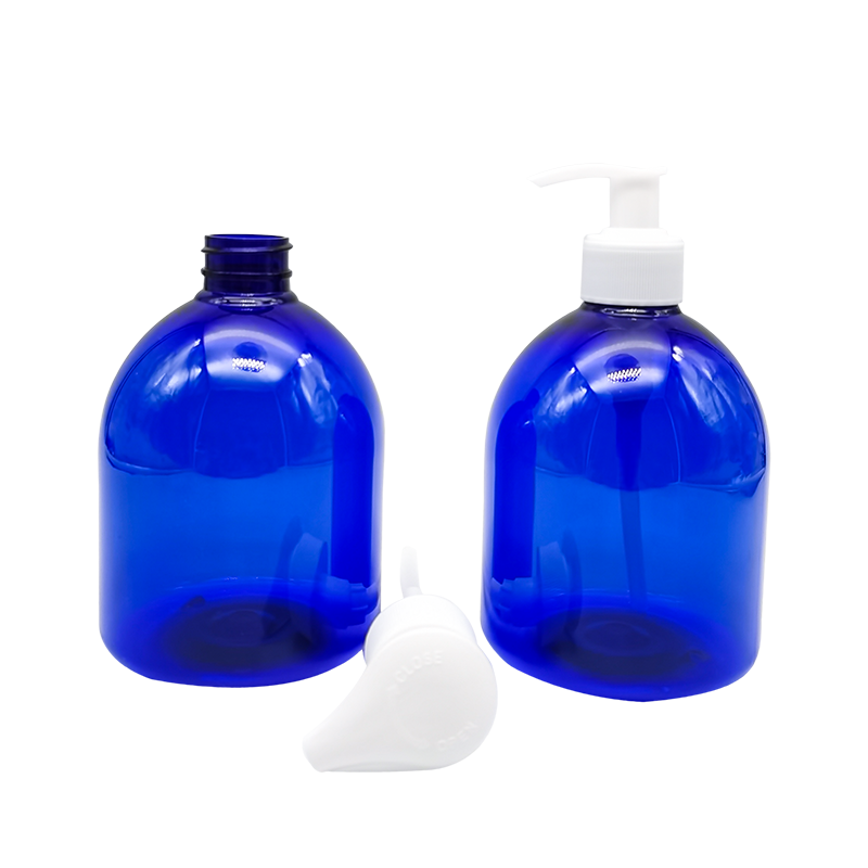ขวดเจลล้างมือ สีฟ้า