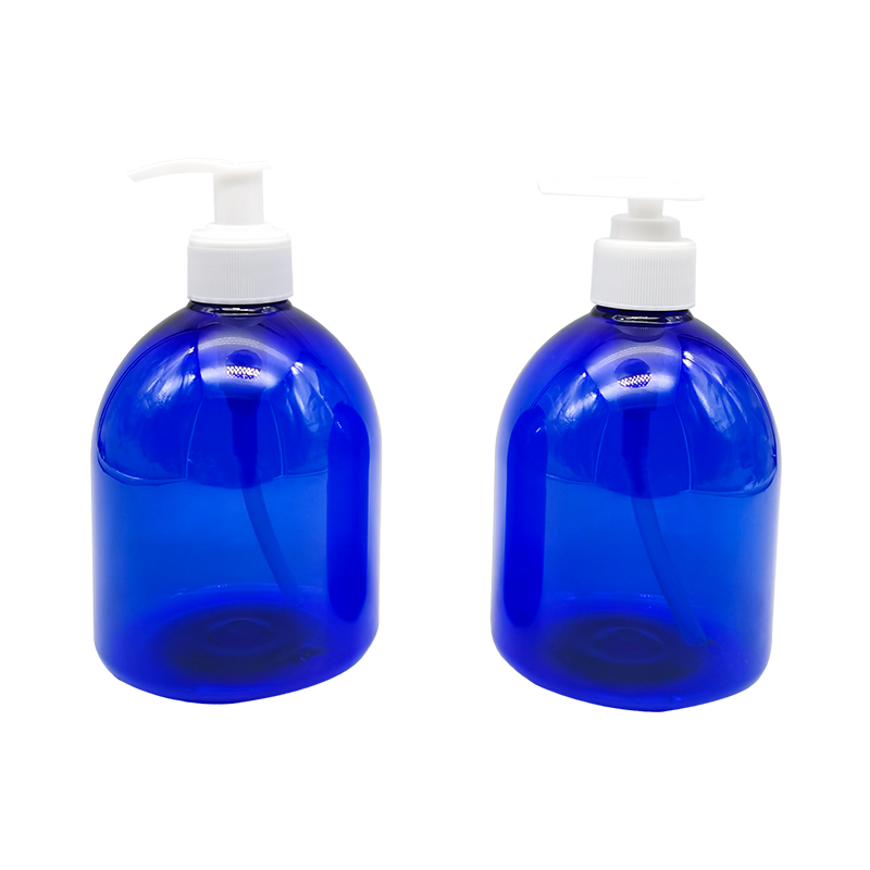 ขวดเจลล้างมือ สีฟ้า